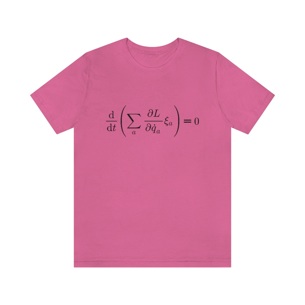 Noether's Equation T-Shirt, by Aardvark Dreams