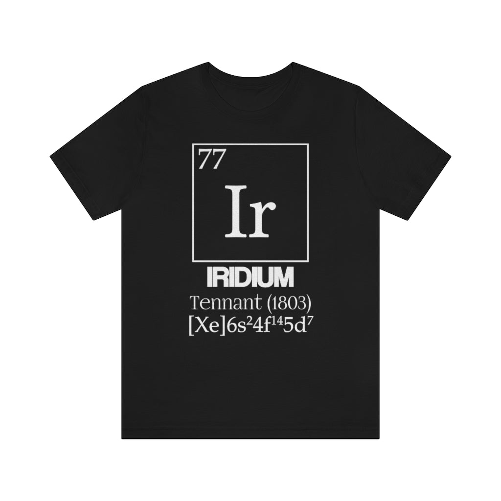 Iridium Element-77 T-Shirt, by Aardvark Dreams [Elementwear]