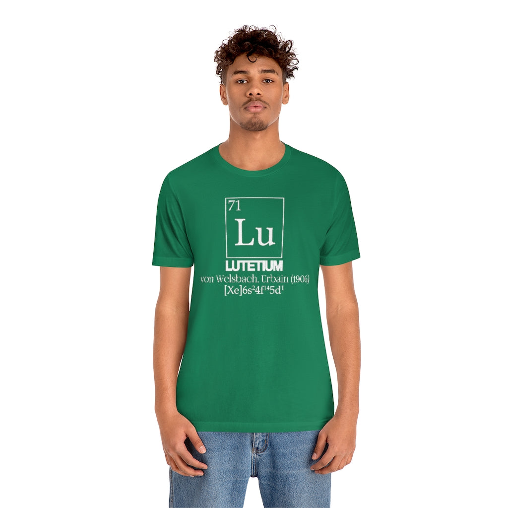 Lutetium Element-71 T-Shirt, by Aardvark Dreams [Elementwear]