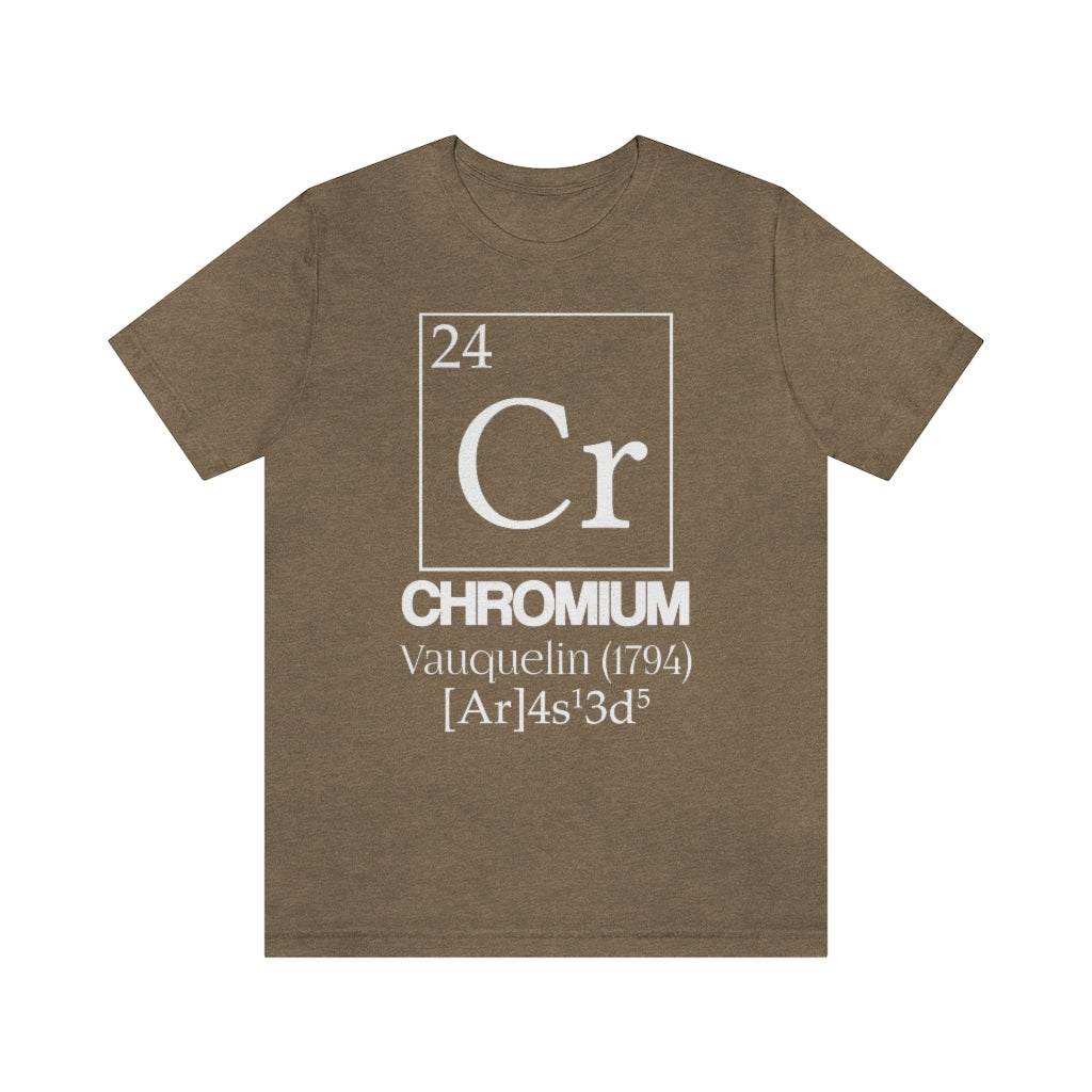 Chromium Element-24 T-Shirt, by Aardvark Dreams [Elementwear]