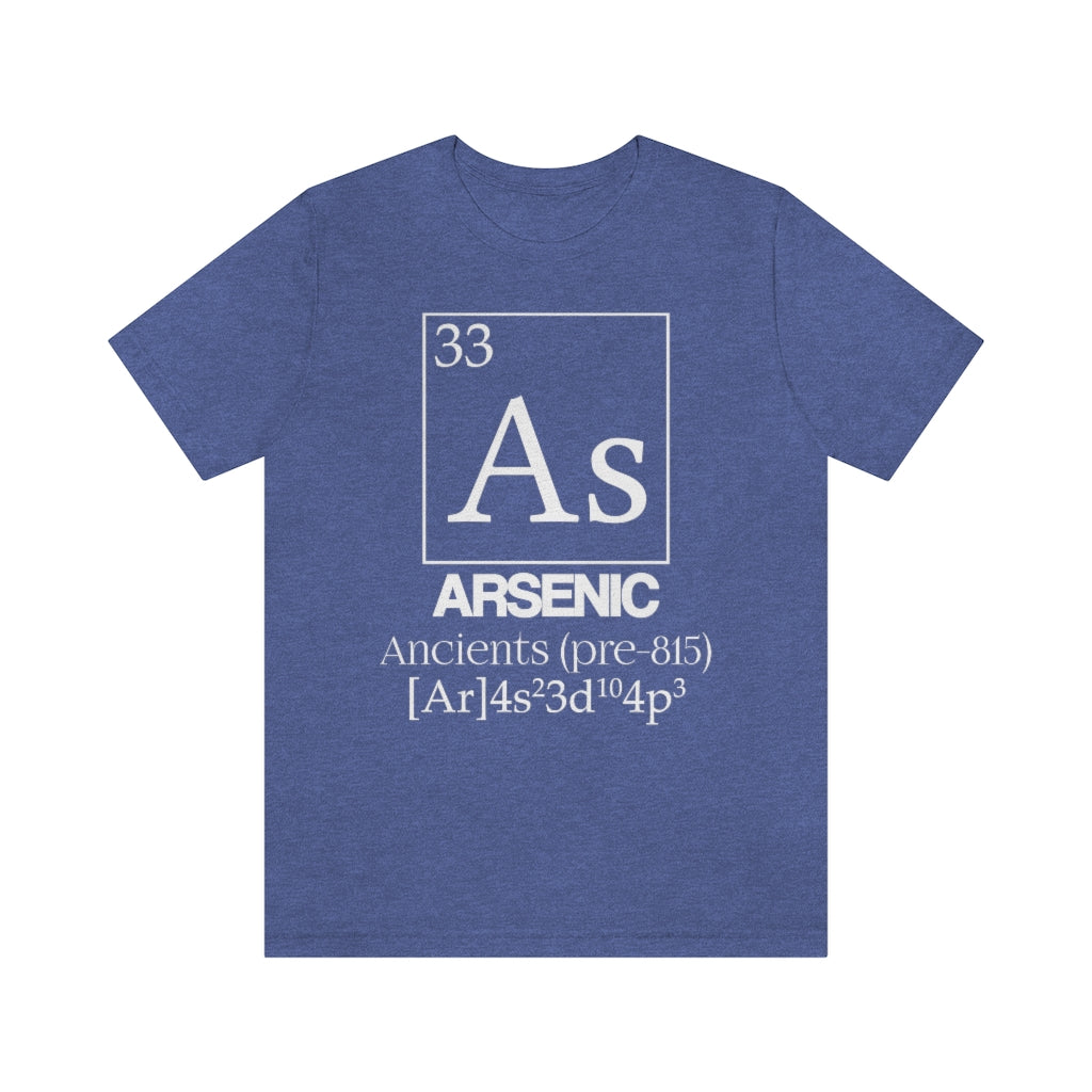 Arsenic Element-33 T-Shirt, by Aardvark Dreams [Elementwear]