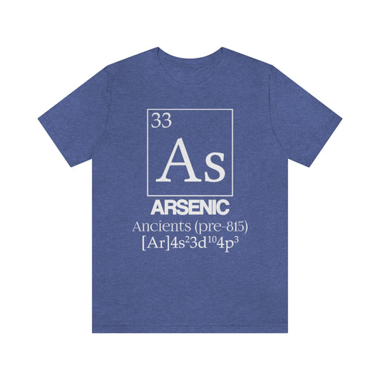 Arsenic Element-33 T-Shirt, by Aardvark Dreams [Elementwear]