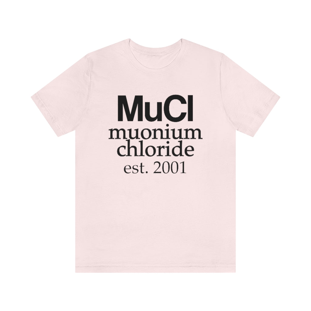 Muonium Chloride T-Shirt, by Aardvark Dreams