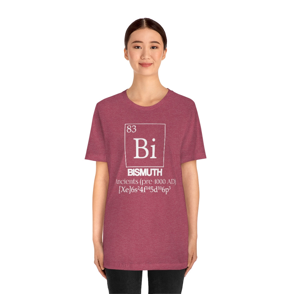 Bismuth Element-83 T-Shirt, by Aardvark Dreams [Elementwear]