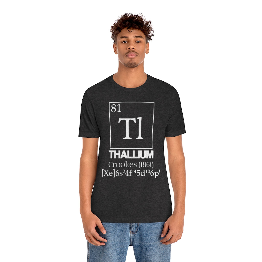 Thallium Element-81 T-Shirt, by Aardvark Dreams [Elementwear]