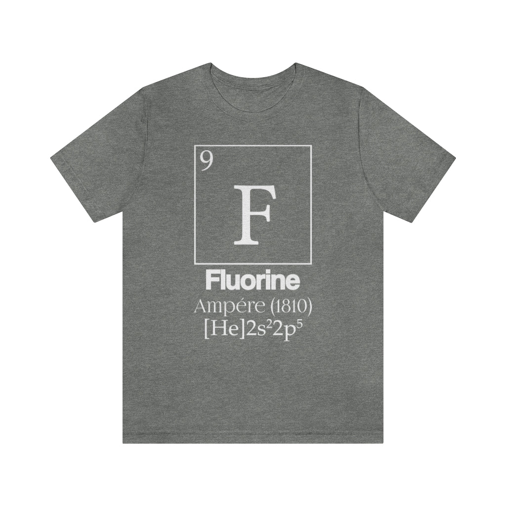 Fluorine Element-9 T-Shirt, by Aardvark Dreams [Elementwear]