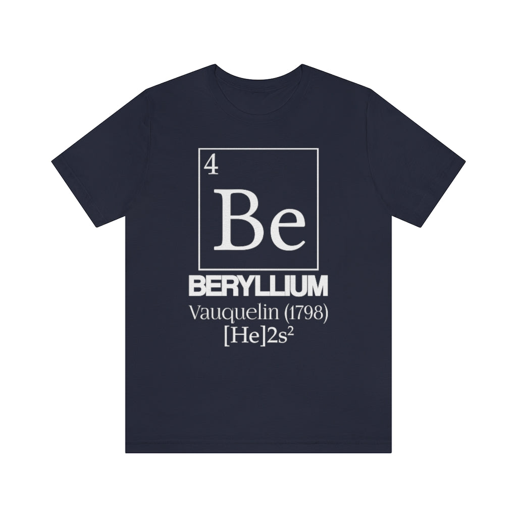 Beryllium Element-4 T-Shirt, by Aardvark Dreams [Elementwear]