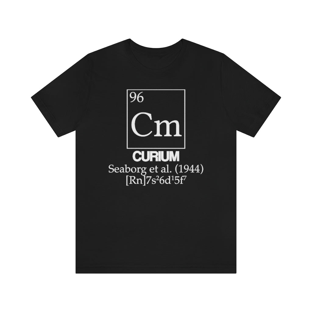 Curium Element-96 T-Shirt, by Aardvark Dreams [Elementwear]