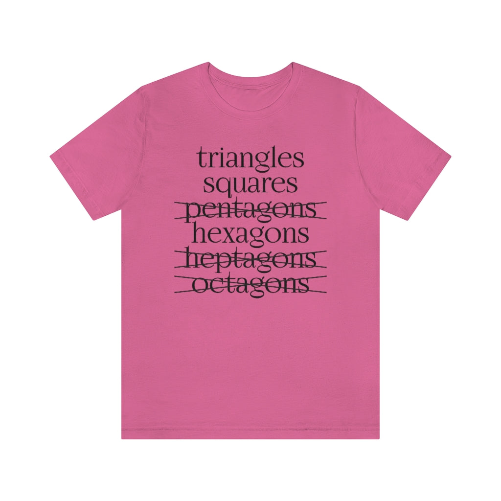shirt geometry tiling math triangle square pentagon hexagon heptagon octagon