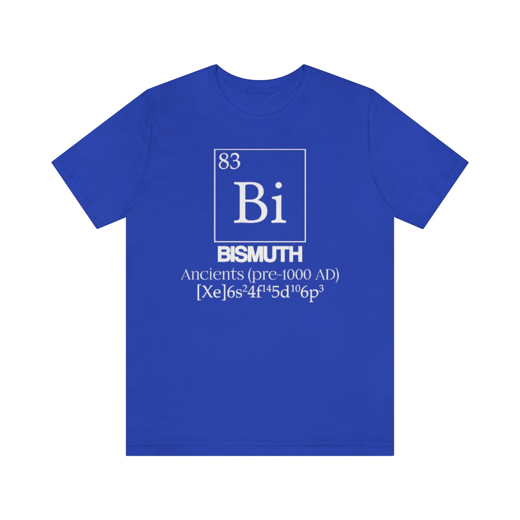  shirt chemistry element electron configuration periodic table bismuth