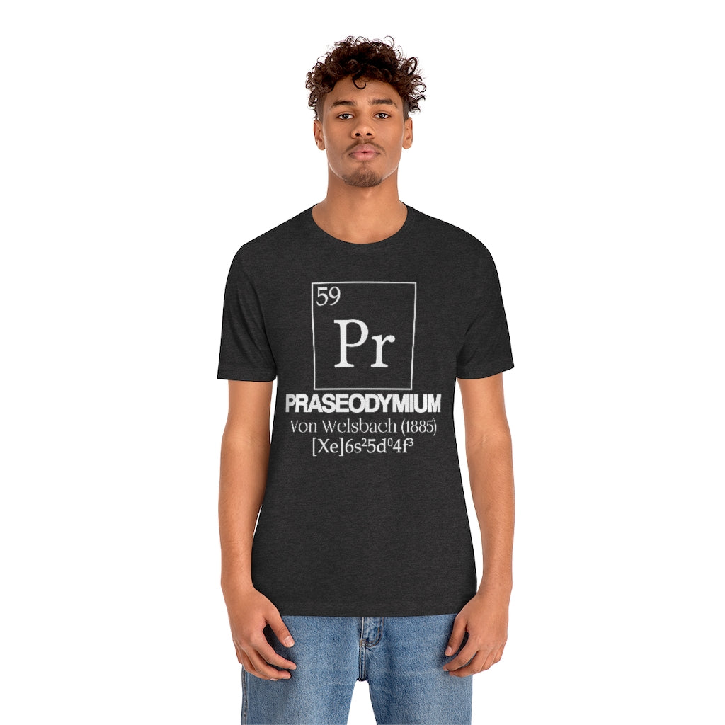 Praseodymium Element-59 T-Shirt, by Aardvark Dreams [Elementwear]