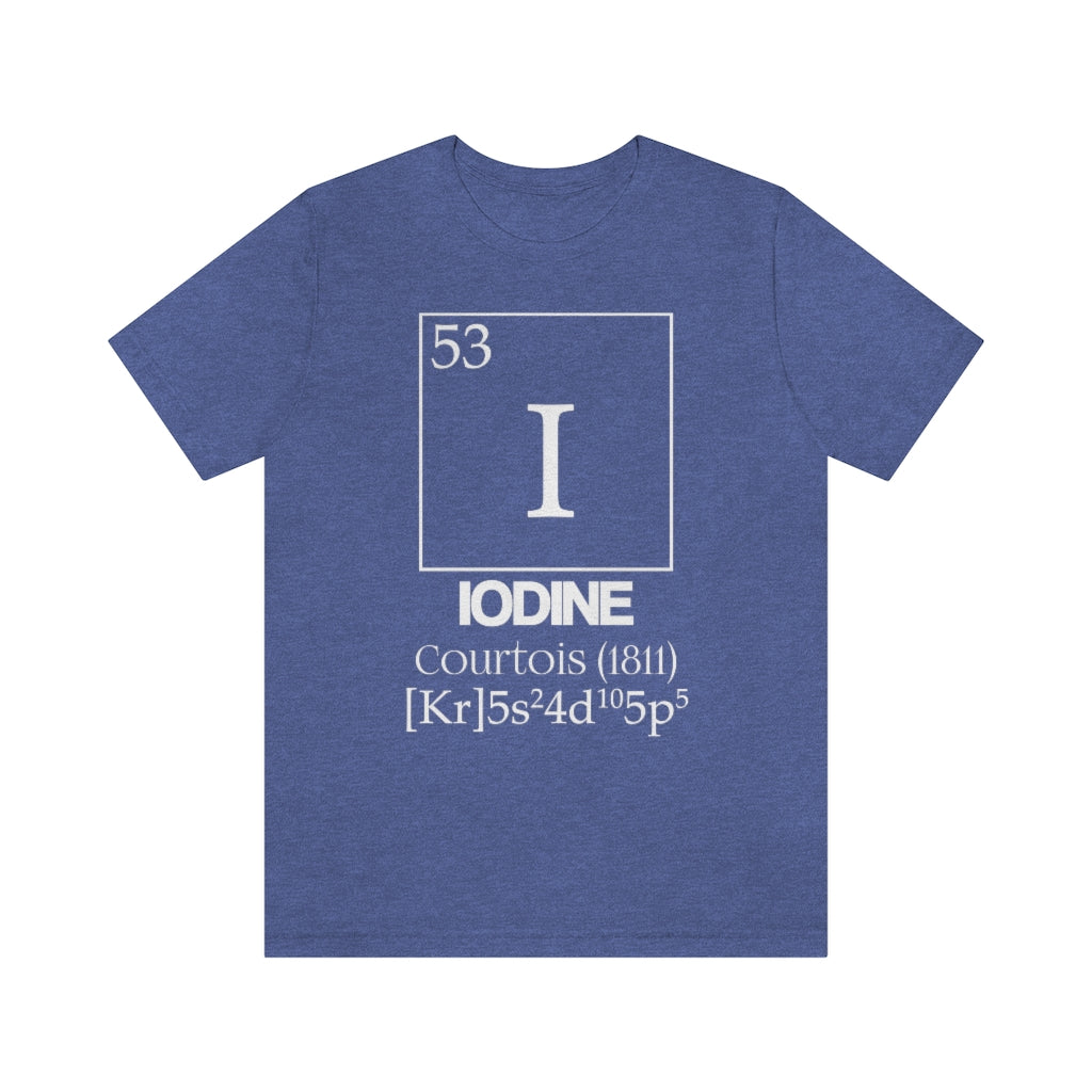 Iodine Element-53 T-Shirt, by Aardvark Dreams [Elementwear]