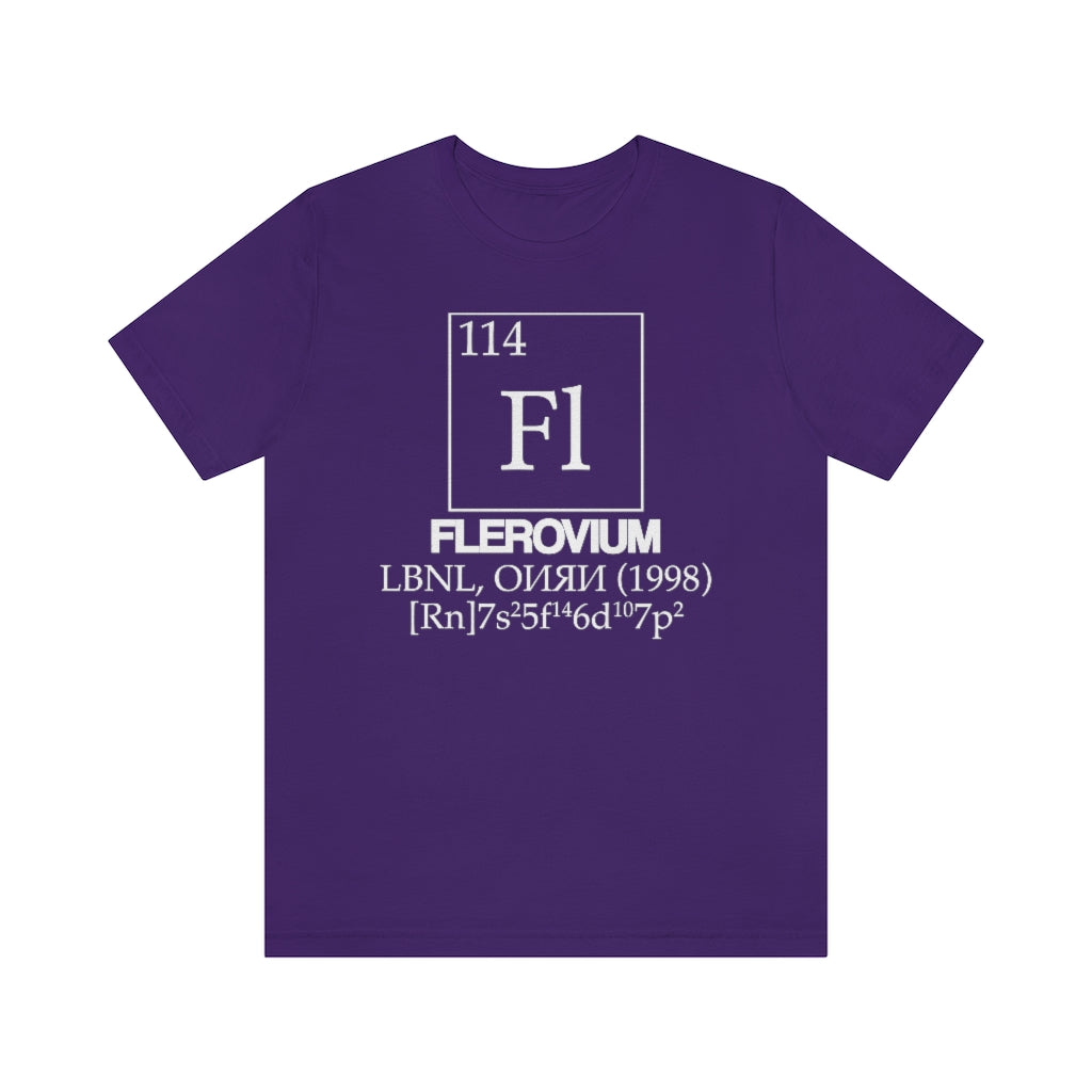 Flerovium Element-114 T-Shirt, by Aardvark Dreams [Elementwear]