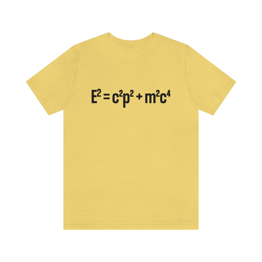 Relativistic Energy Equation T-Shirt, by Aardvark Dreams