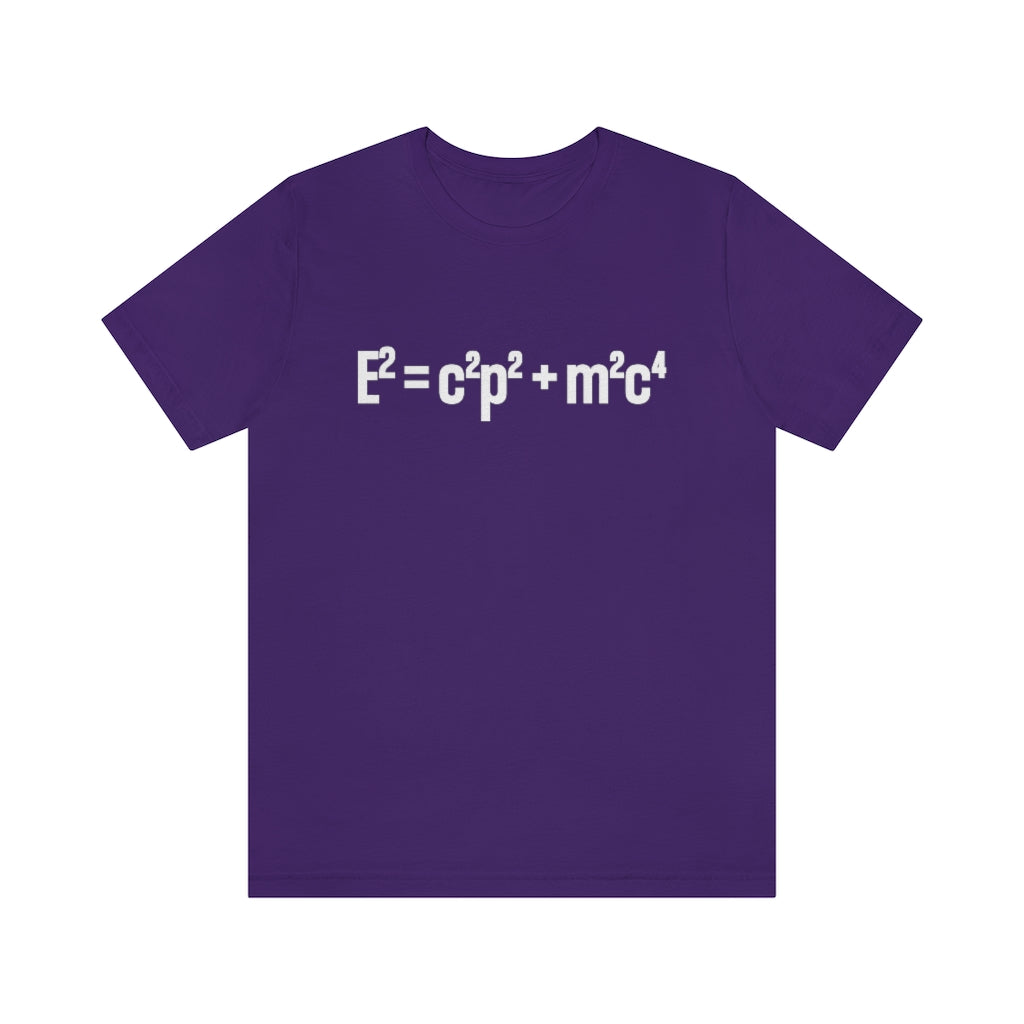 Relativistic Energy Equation T-Shirt, by Aardvark Dreams