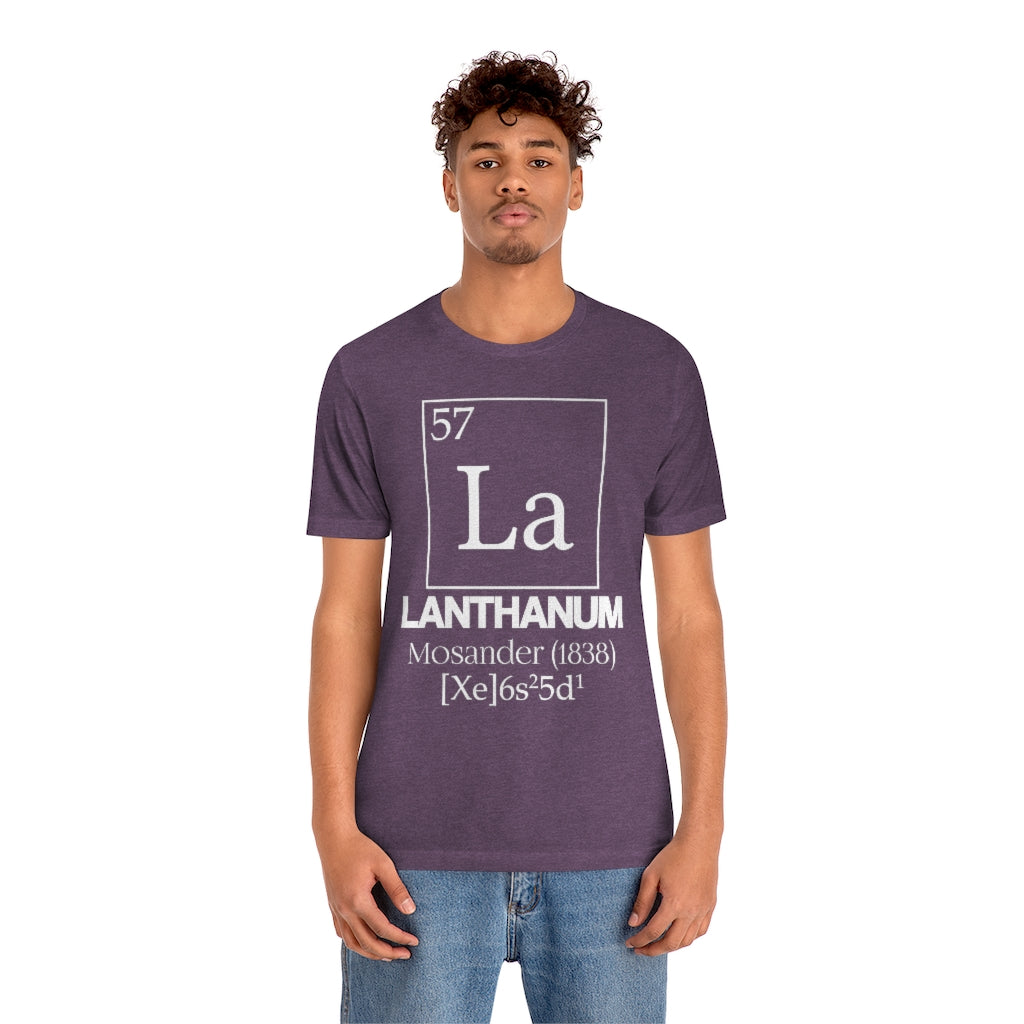 Lanthanum Element-57 T-Shirt, by Aardvark Dreams [Elementwear]