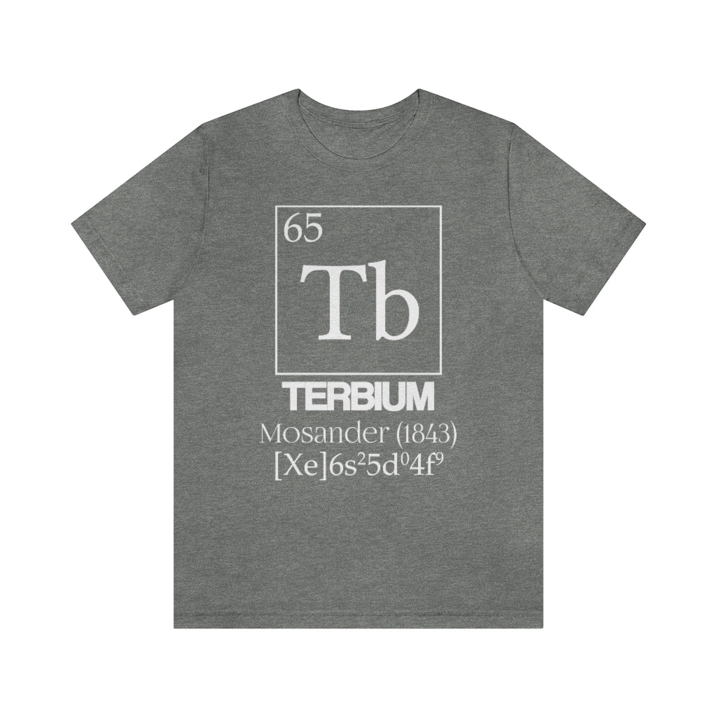 Terbium Element-65 T-Shirt, by Aardvark Dreams [Elementwear]