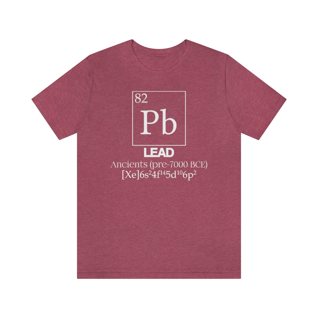 Lead Element-82 T-Shirt, by Aardvark Dreams [Elementwear]