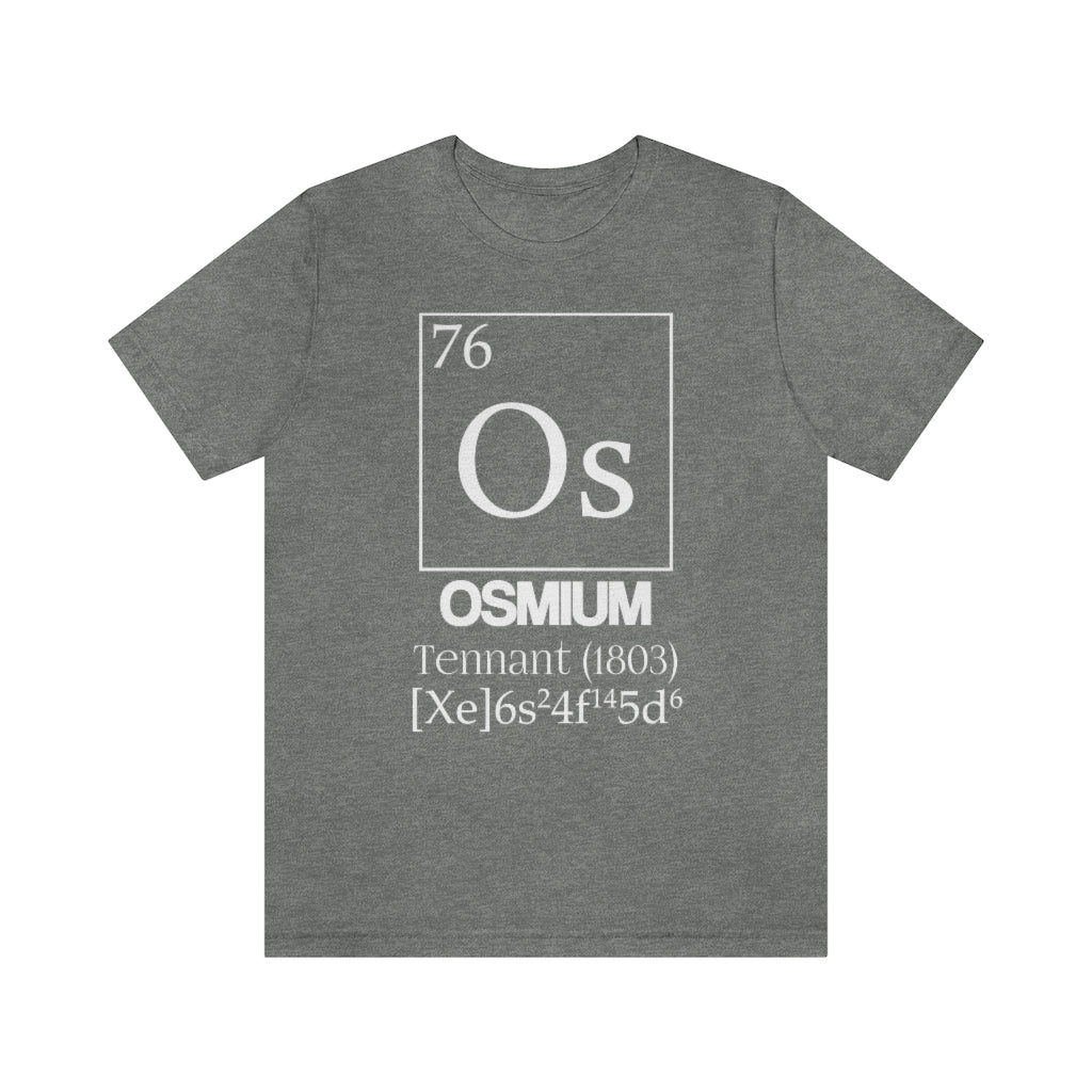 Osmium Element-76 T-Shirt, by Aardvark Dreams [Elementwear]