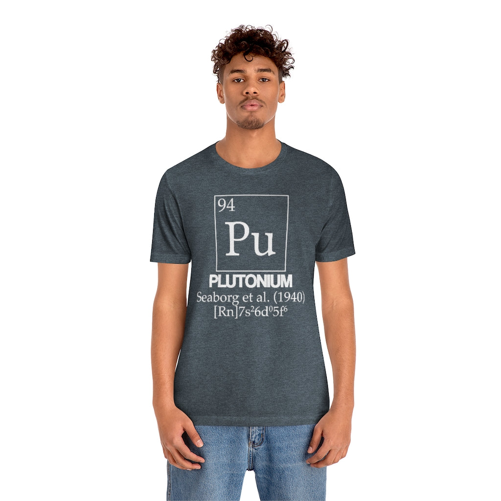 Plutonium Element-94 T-Shirt, by Aardvark Dreams [Elementwear]