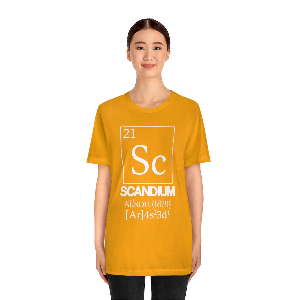 Scandium Element-21 T-Shirt, by Aardvark Dreams [Elementwear]