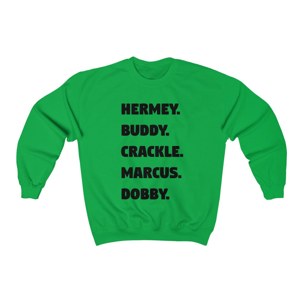 Christmas: Famous Elves Crewneck Sweatshirt