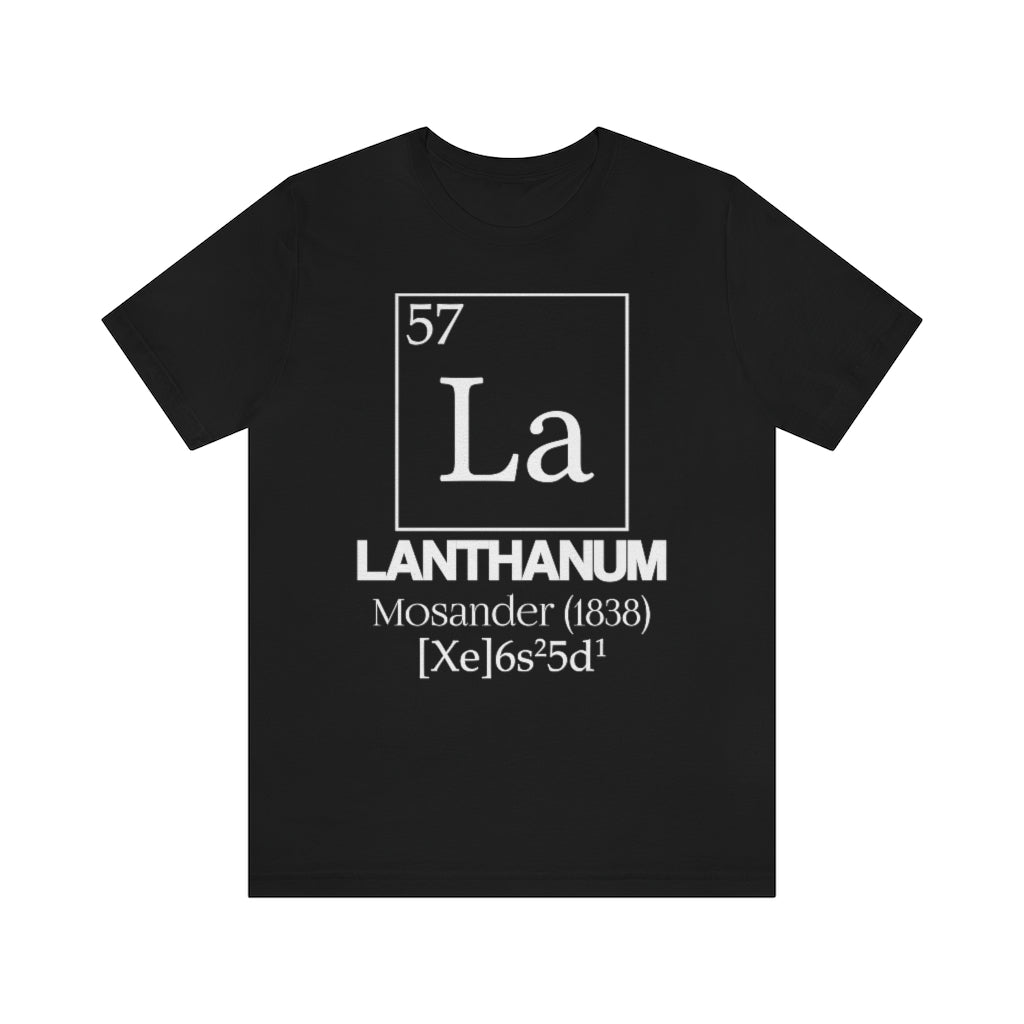 Lanthanum Element-57 T-Shirt, by Aardvark Dreams [Elementwear]