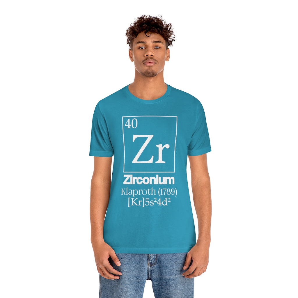 Zirconium Element-40 T-Shirt, by Aardvark Dreams [Elementwear]