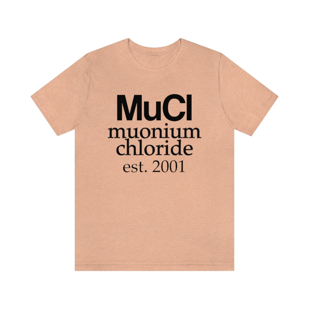 Muonium Chloride T-Shirt, by Aardvark Dreams