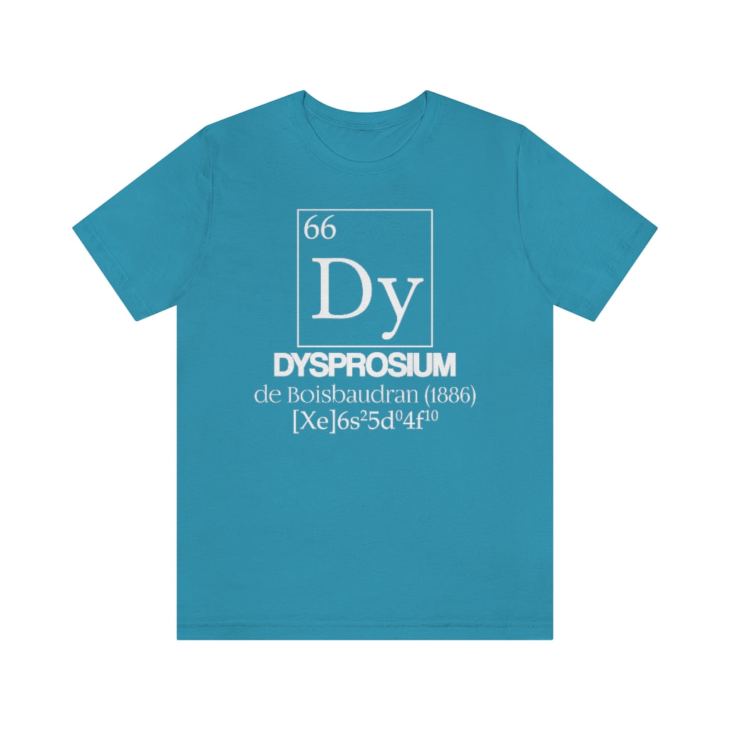 Dysprosium Element-66 T-Shirt, by Aardvark Dreams