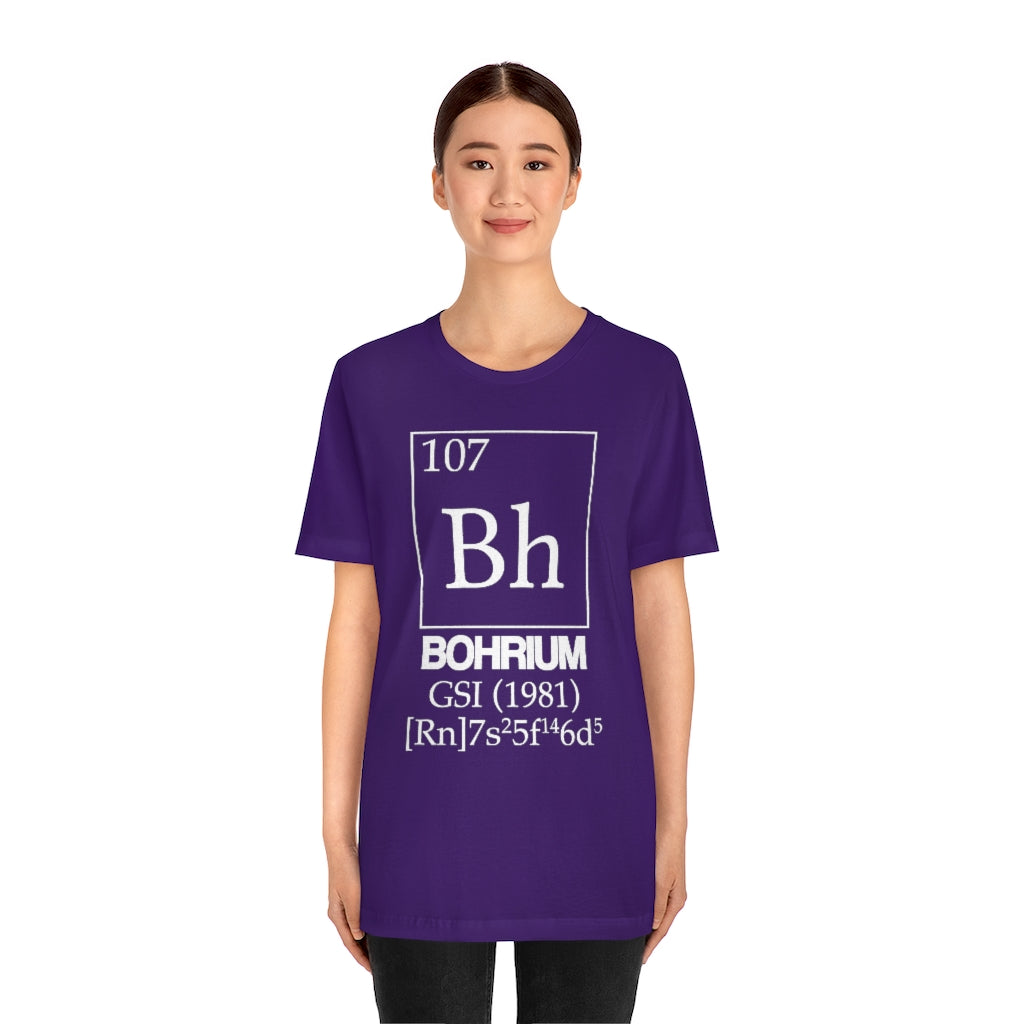 Bohrium Element-107 T-Shirt, by Aardvark Dreams [Elementwear]