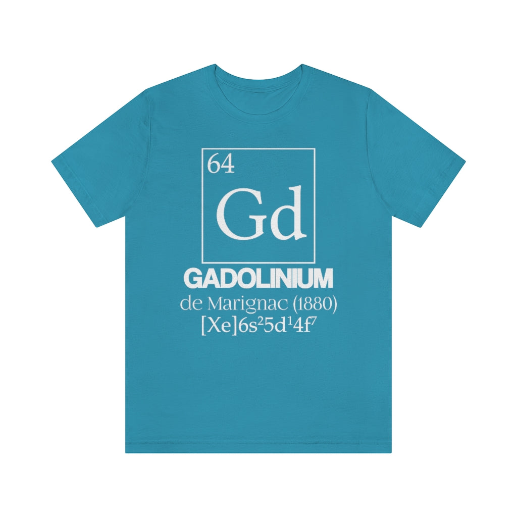 Gadolinium Element-64 T-Shirt, by Aardvark Dreams [Elementwear]