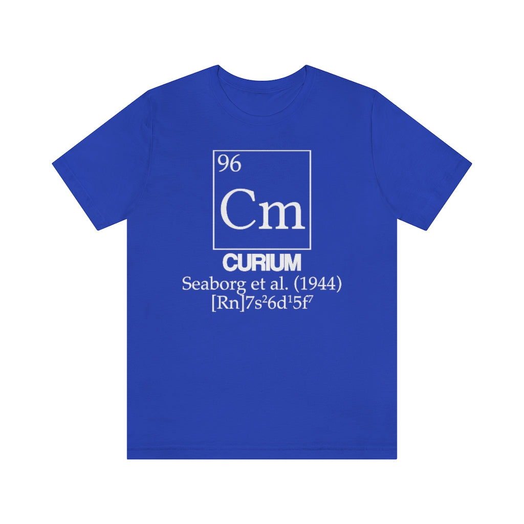 Curium Element-96 T-Shirt, by Aardvark Dreams [Elementwear]