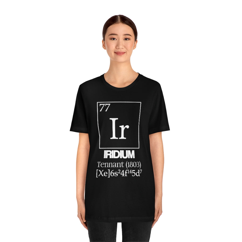 Iridium Element-77 T-Shirt, by Aardvark Dreams [Elementwear]