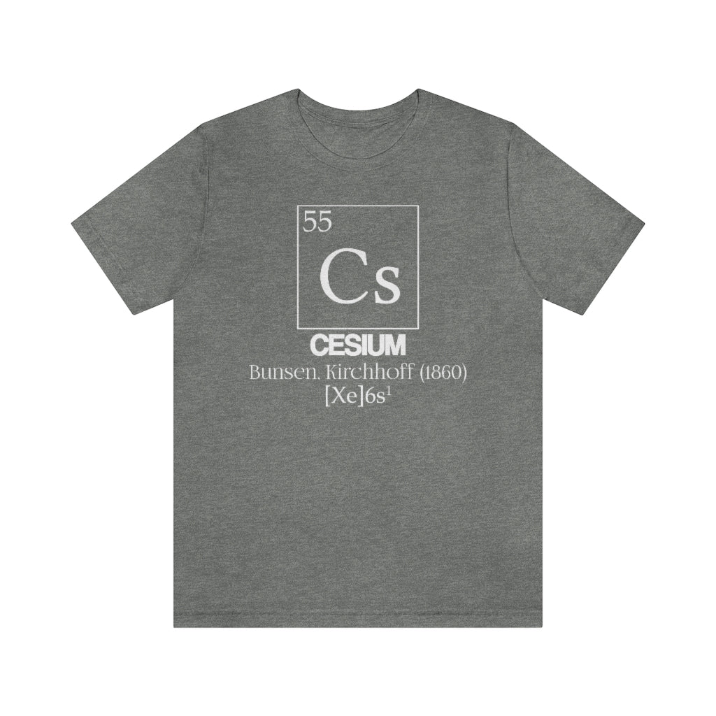 Cesium Element-55 T-Shirt, by Aardvark Dreams [Elementwear]