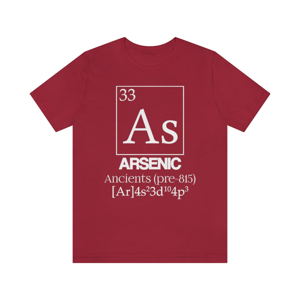 Arsenic Element-33 T-Shirt, by Aardvark Dreams [Elementwear]