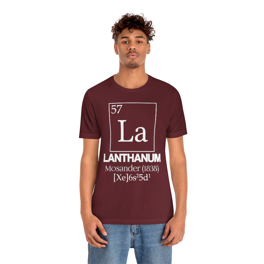 Lanthanum Element-57 T-Shirt, by Aardvark Dreams [Elementwear]