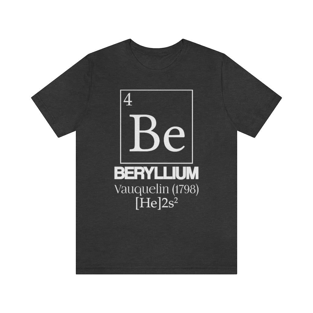 Beryllium Element-4 T-Shirt, by Aardvark Dreams [Elementwear]