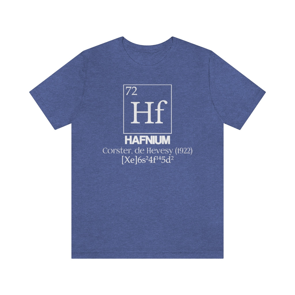 Hafnium Element-72 T-Shirt, by Aardvark Dreams [Elementwear]