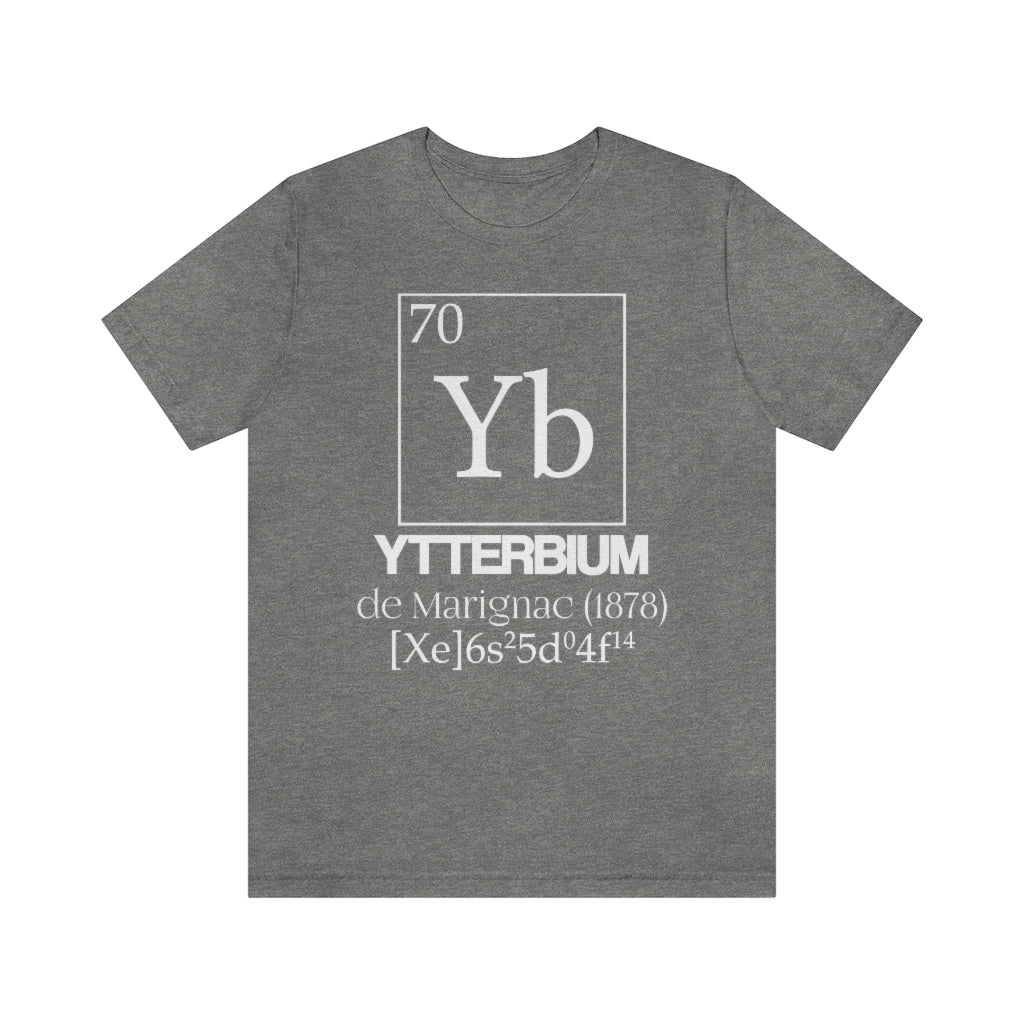 Ytterbium Element-70 T-Shirt, by Aardvark Dreams [Elementwear]