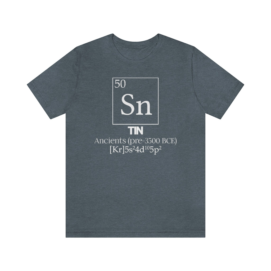 Tin Element-50 T-Shirt, by Aardvark Dreams [Elementwear]