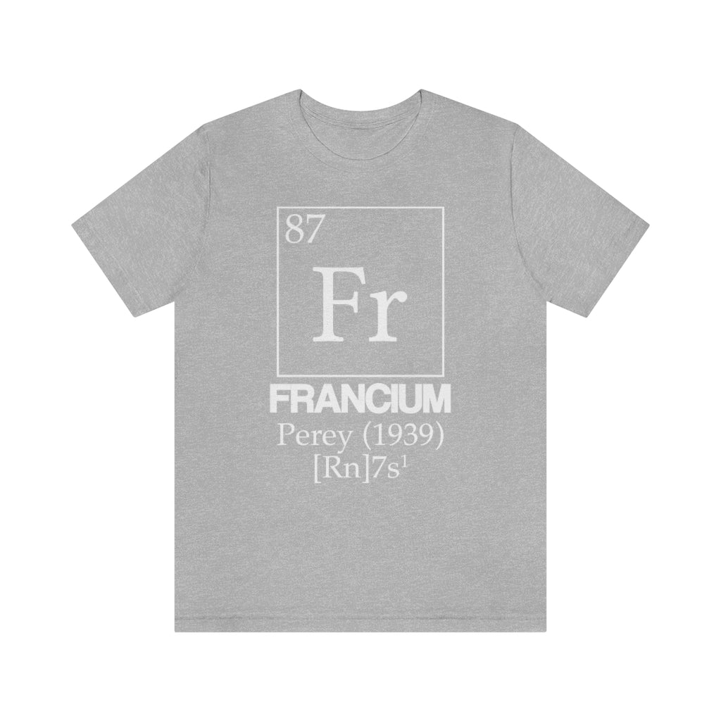 Francium Element-87 T-Shirt, by Aardvark Dreams [Elementwear]