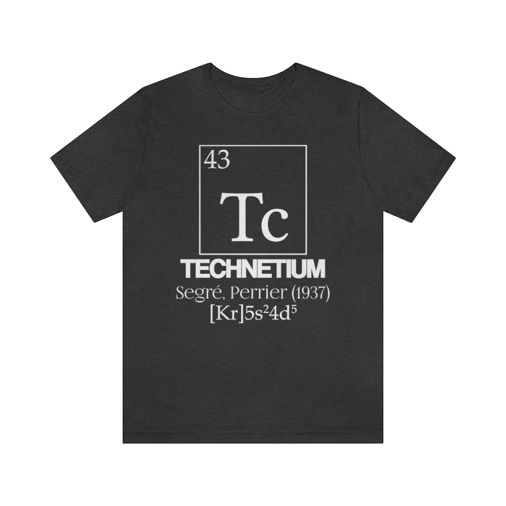 Technetium Element-43 T-Shirt, by Aardvark Dreams [Elementwear]