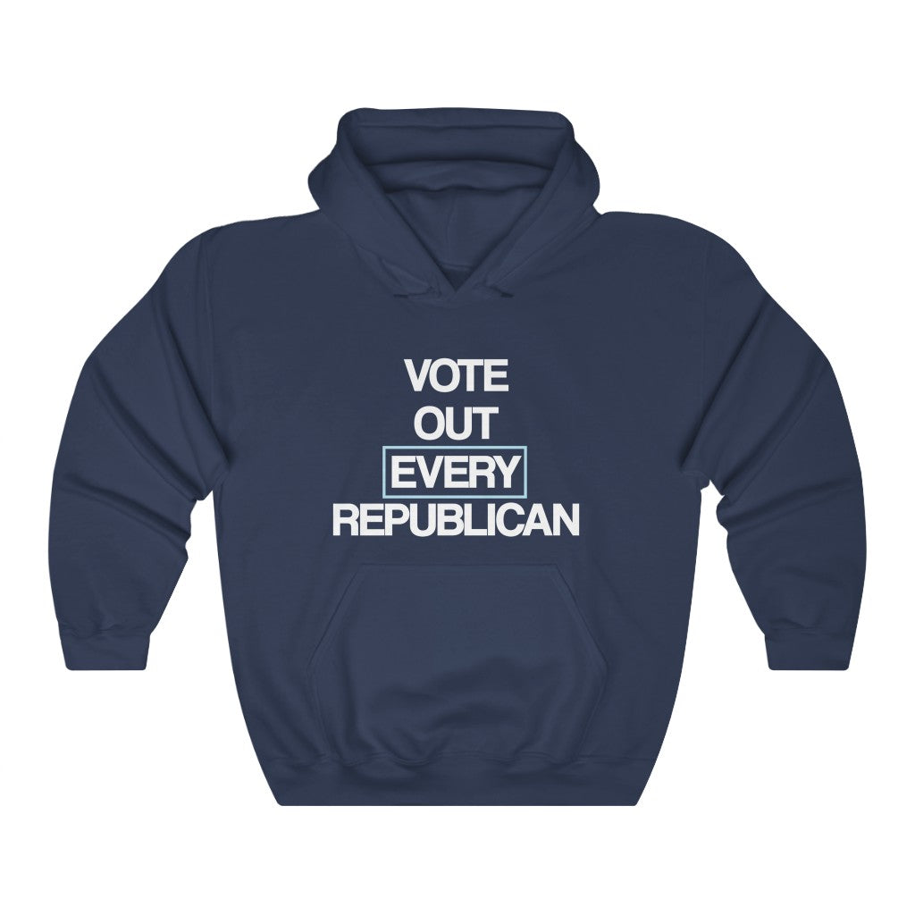 Vote Out Every Republican Hoodie, by Aardvark Dreams