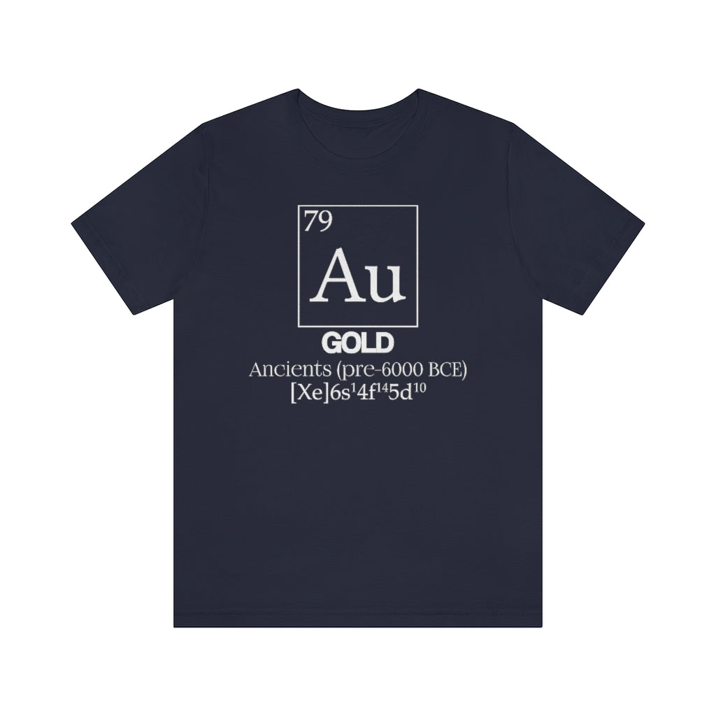 Gold Element-79 T-Shirt, by Aardvark Dreams [Elementwear]