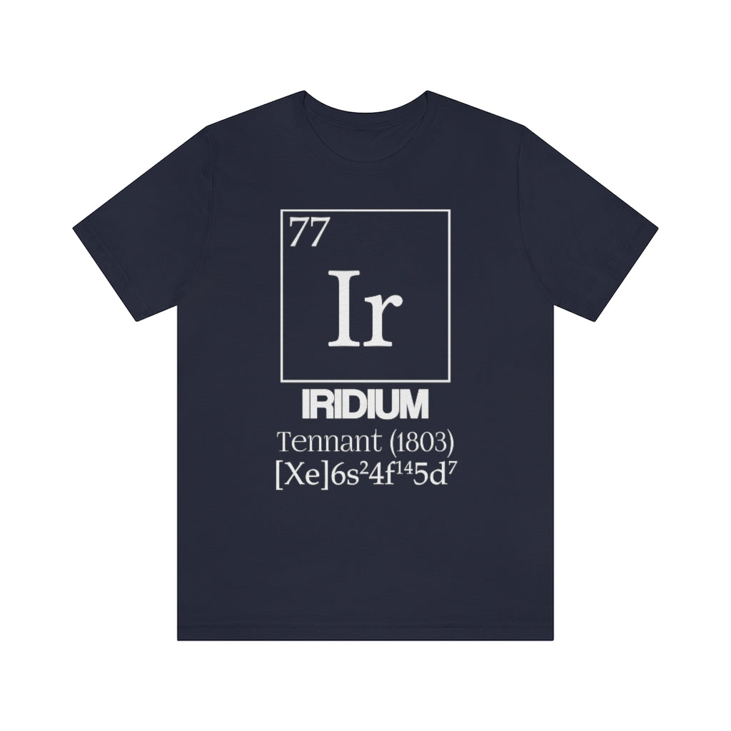 Iridium Element-77 T-Shirt, by Aardvark Dreams [Elementwear]