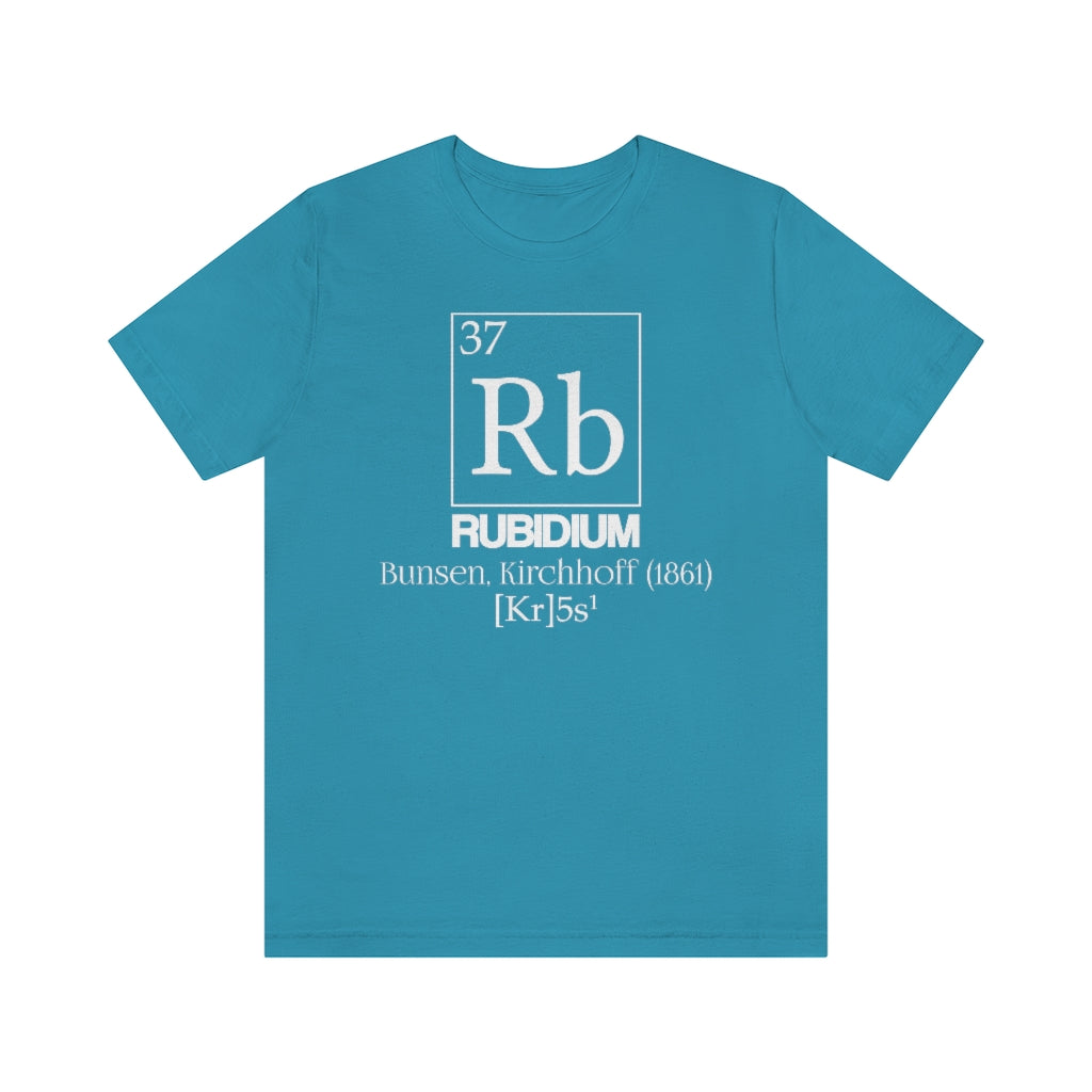 Rubidium Element-37 T-Shirt, by Aardvark Dreams [Elementwear]