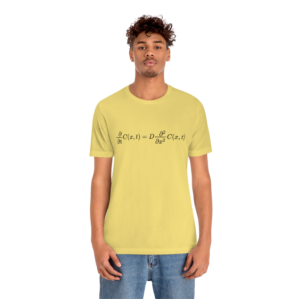 Diffusion Equation T-Shirt, by Aardvark Dreams