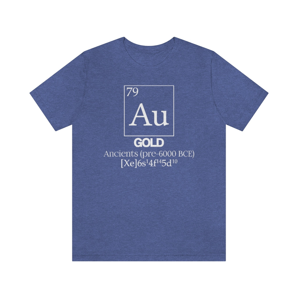 Gold Element-79 T-Shirt, by Aardvark Dreams [Elementwear]