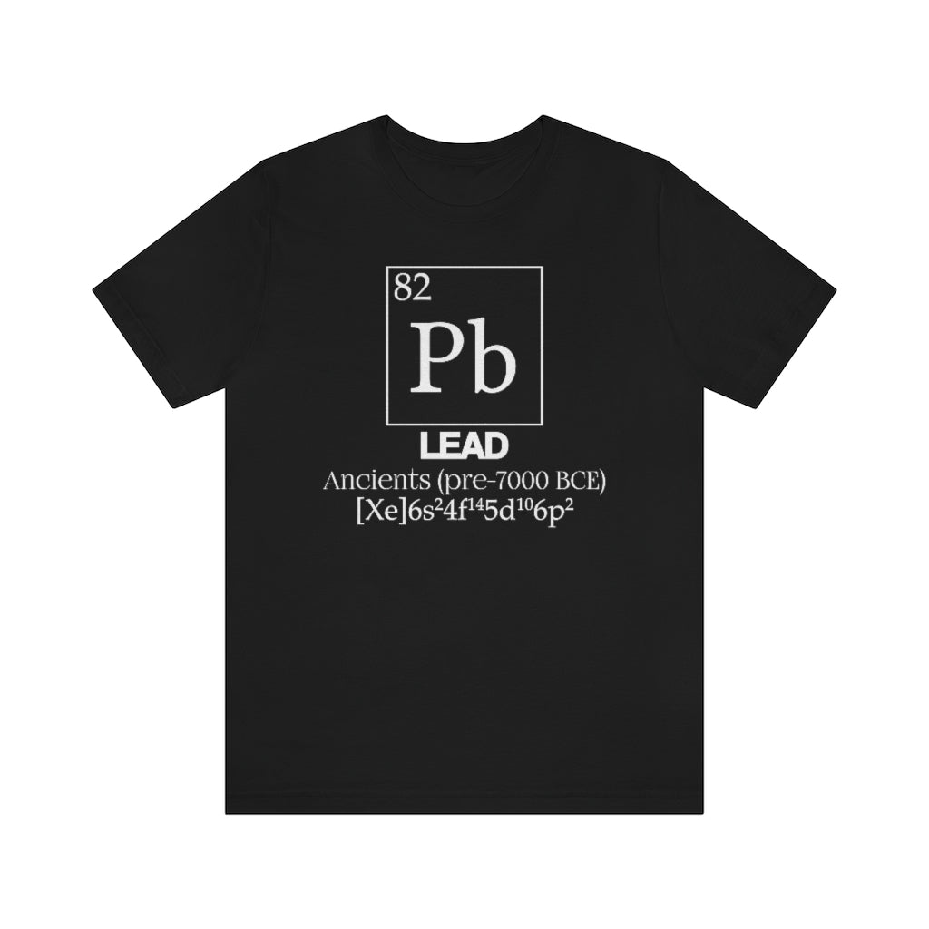 Lead Element-82 T-Shirt, by Aardvark Dreams [Elementwear]